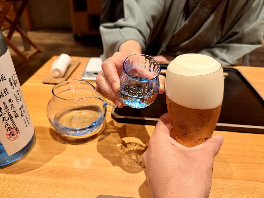 ガンツウ_おちょこ_乾杯
