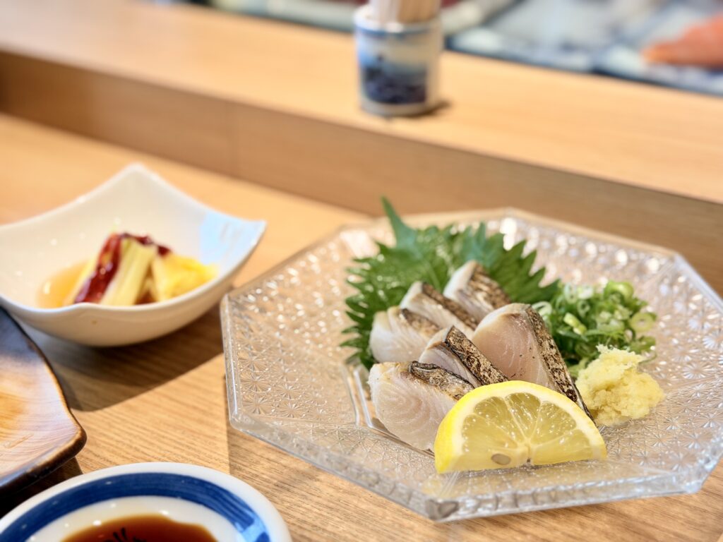 岡山駅 吾妻寿司 さわらのたたき