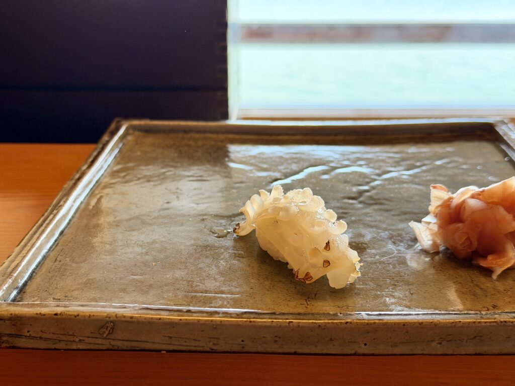 ガンツウ_鮨ランチ_ケンサキイカ