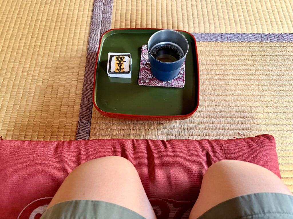 ガンツウ_船外体験_お茶休憩