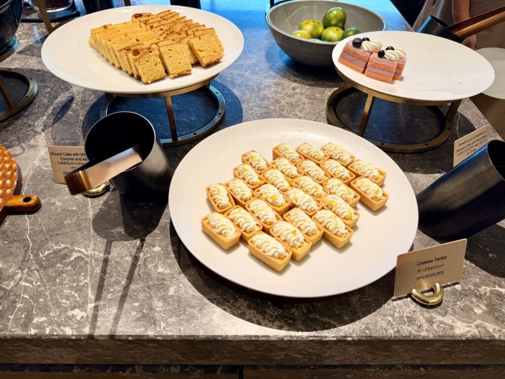 コンラッド名古屋_エグゼクティブラウンジ_アフタヌーンティ_タルト