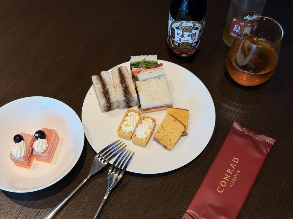 コンラッド名古屋_エグゼクティブラウンジ_アフタヌーンティ_食べたもの