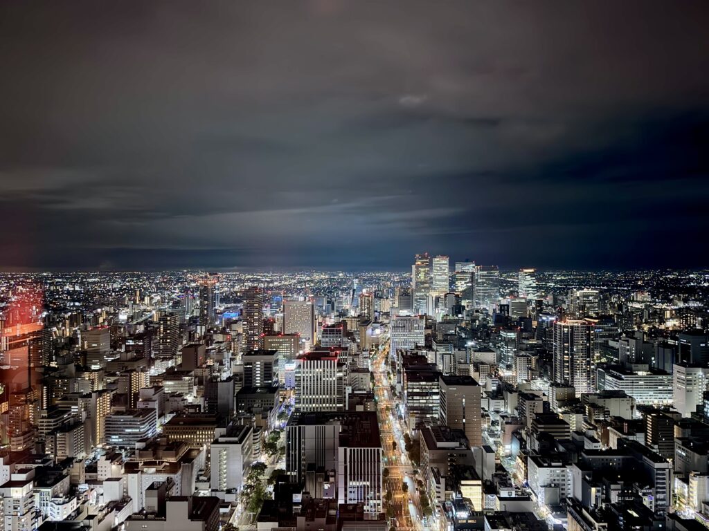 コンラッド名古屋_客室からの夜景-名古屋駅方面