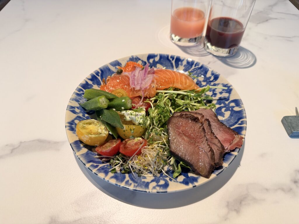 コンラッド名古屋_朝食_サラダ盛り合わせ