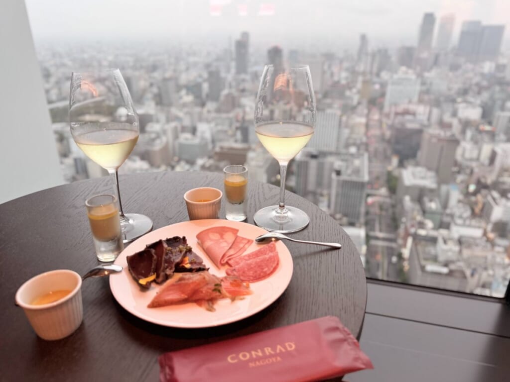 コンラッド名古屋_イブニングカクテル_食べたもの